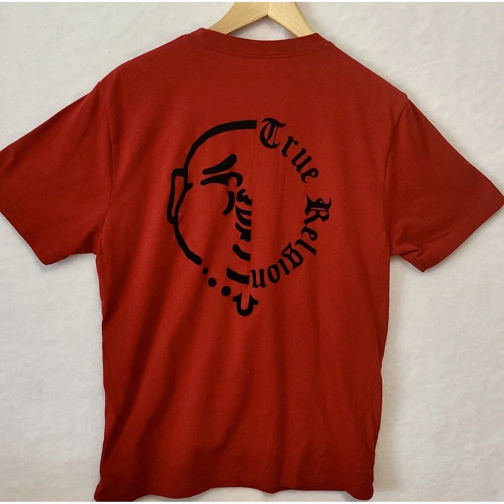 True Religion Red Buddha Tee T-Shirt‎ Size Men's XL
